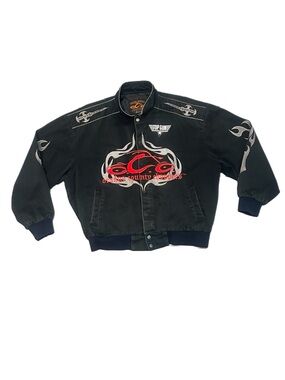 Orange County Choppers Flame Racing Jacket